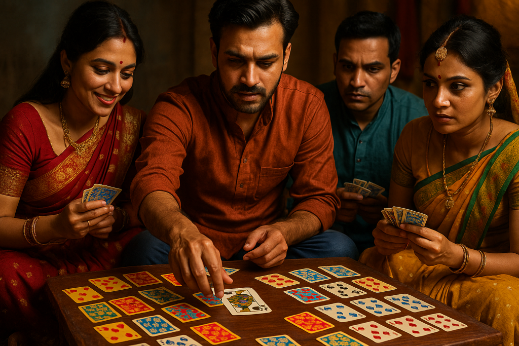 Andar Bahar traditional Indian card game